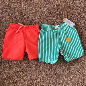 Toddler boy swimming trunks.